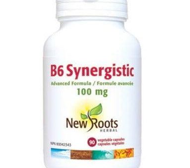 New Roots Vitamin B6 Synergistic 100 mg (90 VCaps) For Cheap