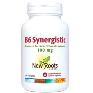 New Roots Vitamin B6 Synergistic 100 mg (90 VCaps) For Cheap