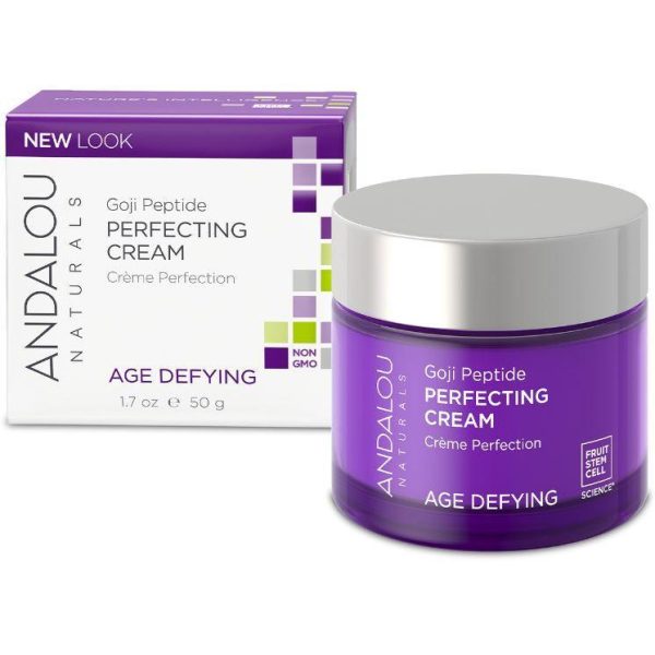 Andalou Naturals Age Defying Goji Peptide Perfecting Cream 50 mL Hot on Sale