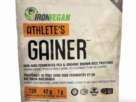 Iron Vegan Athlete s Gainer Natural Vanilla 2.5kg Fashion