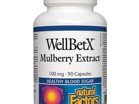 Natural Factors WellBetX Mulberry 90 Caps Online