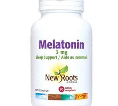 New Roots Melatonin 3mg 90 Tabs on Sale