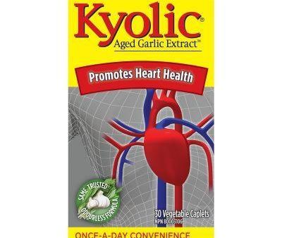 Kyolic Aged Garlic Extract Once A Day 30 Veggie Caplets on Sale