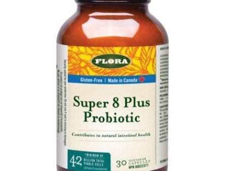 Flora Super 8 Plus Probiotic 42 Billion 30 Veggie Caps For Discount