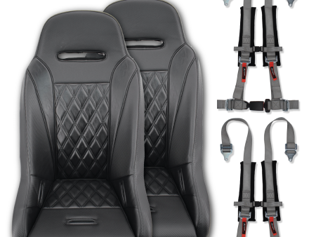 (Black) Apex Seats (Harness Bundle) For Discount