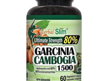 Herbal Slim Garcinia Cambogia Ultimate Strength 80% 60 Veggie Caps Hot on Sale