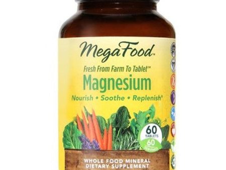 MegaFood Magnesium 60 Tabs Supply