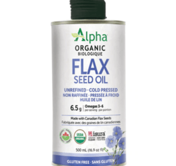 Alpha Health Flax Seed Oil 500mL For Sale