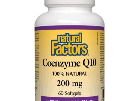 Natural Factors Coenzyme Q10 200mg 60 Softgels Online Sale