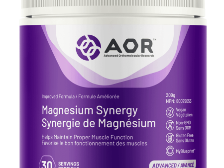 AOR Magnesium Synergy 30 Servings 209g Cheap