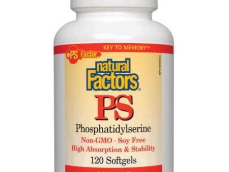 Natural Factors PS (Phosphatidylserine) 100mg - 120 Softgels Fashion