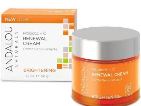 Andalou Naturals Brightening Renewal Cream Probiotic +C 50g Online Sale