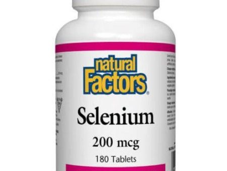 Natural Factors Selenium 200mcg 180 Tabs Discount