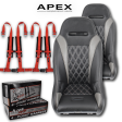 (Grey) Apex Seats (Harness Bundle) For Sale