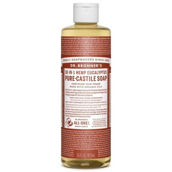 Dr Bronner s 18-In-1 Organic Eucalyptus Soap 473mL Cheap