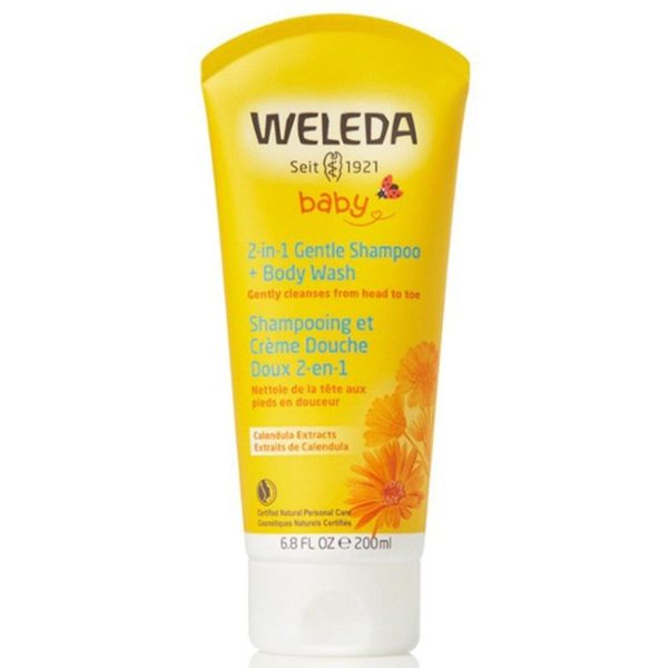 Weleda Baby 2 in1 Gentle Shampoo & Body Wash Calendula 200mL Fashion