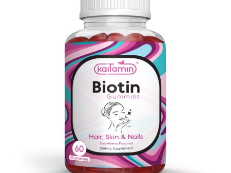 Biotin Gummies for Hair Skin & Nails -5000mcg per Serving - 60 Gummies For Discount