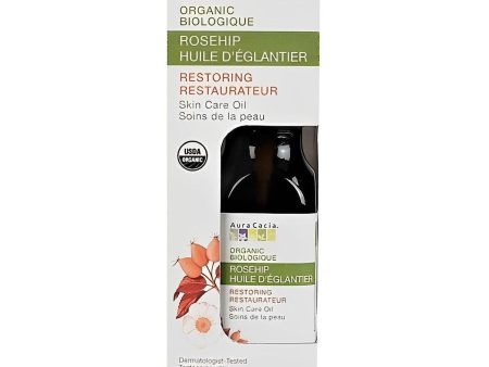 Aura Cacia Organic  Rosehip Oil  Restoring 30ML Online now