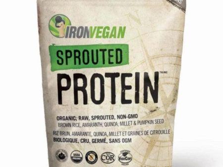 Iron Vegan Sprouted Protein Natural Vanilla 1kg Powder For Cheap