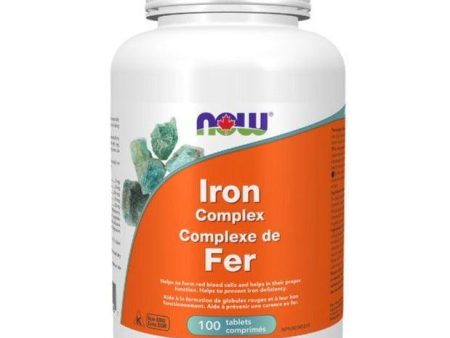 NOW Iron Complex 100 Veggie Tabs Online now