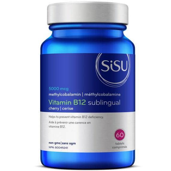 SiSU Vitamin B12 5000mcg Cherry 60 Sublingual Tabs For Cheap