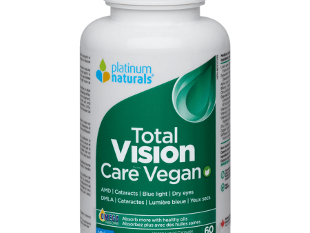 Platinum Naturals Total Vision Care Vegan 60 Veggie Caps Supply