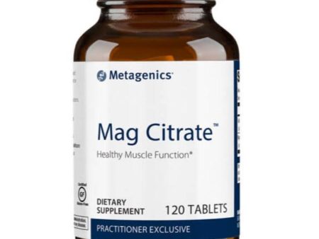 Metagenics Mag Citrate 120 Tabs Hot on Sale