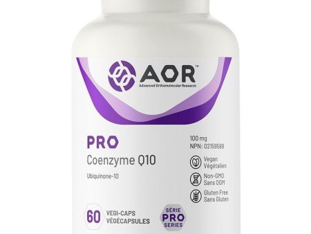 AOR Pro CoEnzyme Q10 100mg, 60 Caps Supply