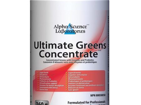 Alpha Science-Ultimate Greens Concentrate 360 Grams Online Sale