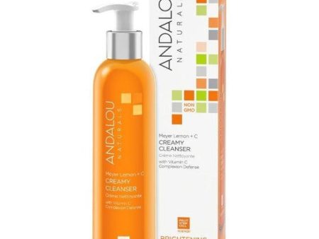 Andalou Naturals Brightening Creamy Cleanser Meyer Lemon + C 178mL Discount