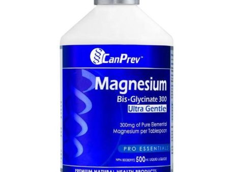 CanPrev Magnesium Bisglycinate 300mg Ultra Gentle - 500ml Cheap