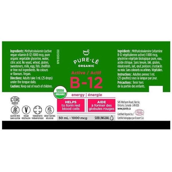 Pure-le Natural Active B12 50mL Sale