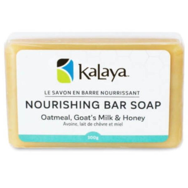 KaLaya Nourishing Bar Soap with Oatmeal Goat s Milk & Honey 100g For Discount