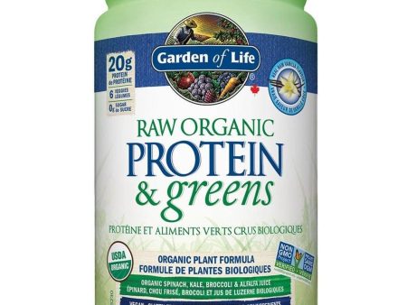 Garden of Life Raw Organic Protein & Greens Vanilla 550g Online Sale