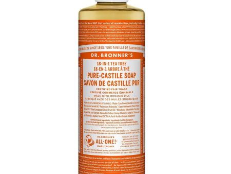 Dr. Bronner s 18-In-1 Pure-Castile Liquid Soap Tea Tree 473mL Online