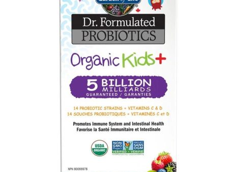 Garden of Life Dr. Formulated Probiotics Organic Kids+ 5 Billion CFU Cooler Stable Berry Cherry 30 Chews For Sale