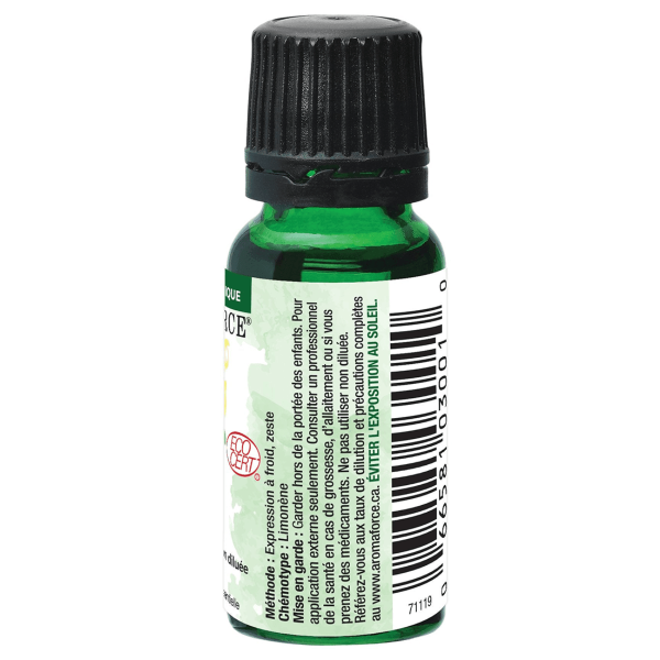 Aromaforce Organic Essential Oil Lemon 15mL Supply