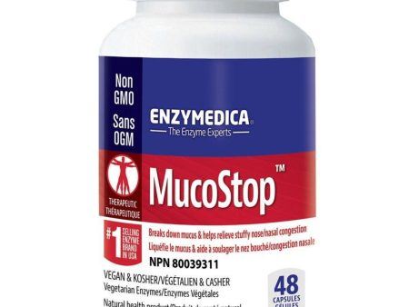 Enzymedica MucoStop 48 Caps For Cheap