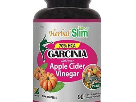 Herbal Slim Garcinia with Apple Cider Vinegar 90 Veggie Caps For Sale