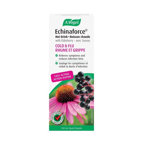 A.Vogel Echinaforce Hot Drink With Elderberry 100mL For Sale