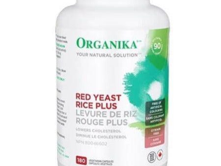 Organika Red Yeast Rice Plus 500mg 180 VCaps Supply