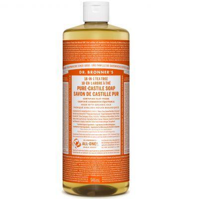 Dr. Bronner s 18-In-1 Pure-Castile Liquid Soap Tea Tree 946mL Hot on Sale