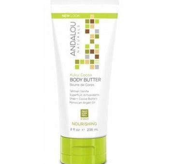 Andalou Naturals Nourishing Body Butter Kukui Cocoa 236mL Online