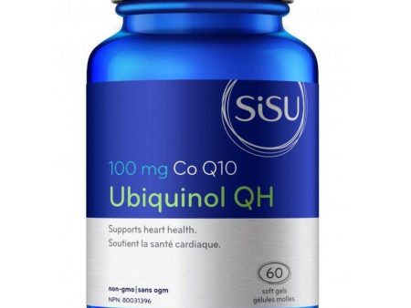 SISU Ubiquinol QH Co Q10 100mg 60 75 Soft Gels Hot on Sale