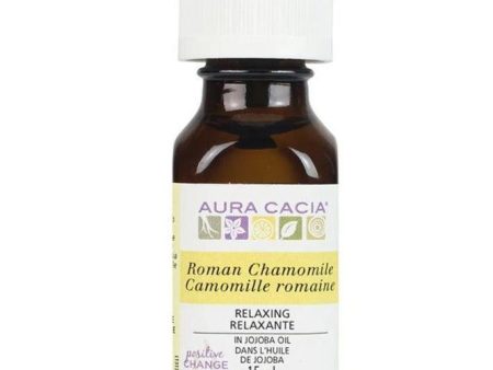 Aura Cacia Roman Chamomile In Jojoba Oil 15mL Cheap