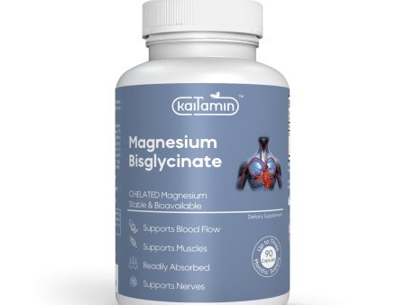 Magnesium Bisglycinate 200mg for Relaxation Support - 90 Capsules Sale