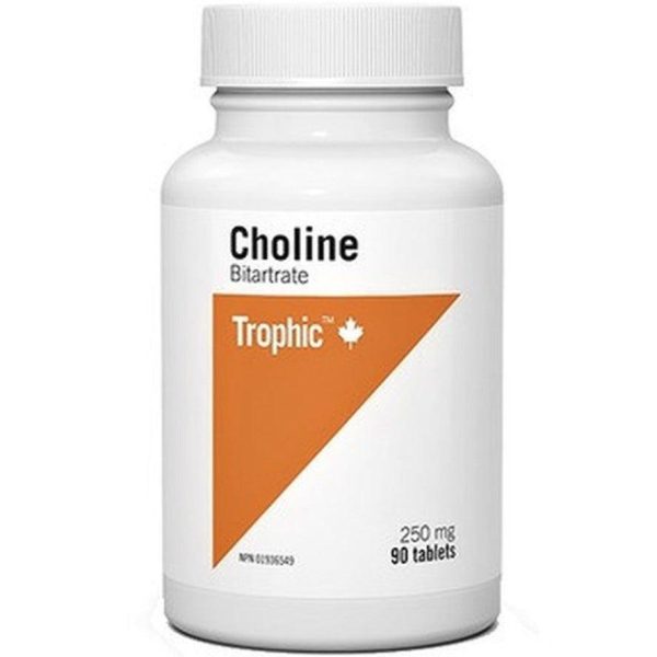 Trophic Choline Bitartrate 250mg 90 Tabs Fashion