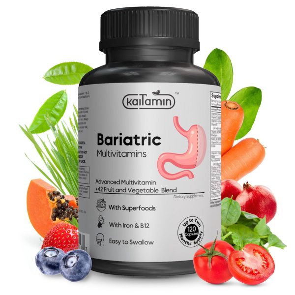 Bariatric - Multivitamin with Iron for Post-Bariatric Surgery -120 Cap Fashion