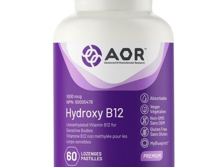 AOR Hydroxy B12 1000mcg 60 Lozenges Online