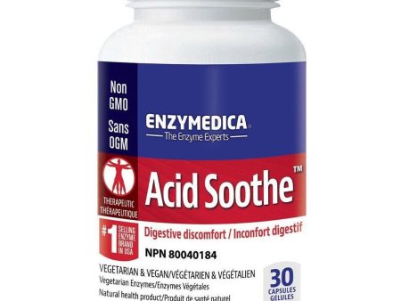 Enzymedica Acid Soothe 30 Caps For Sale